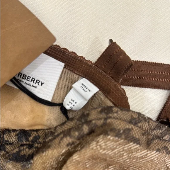 Burberry Brown and Black Lace Bustier dress - Picture 10 of 16